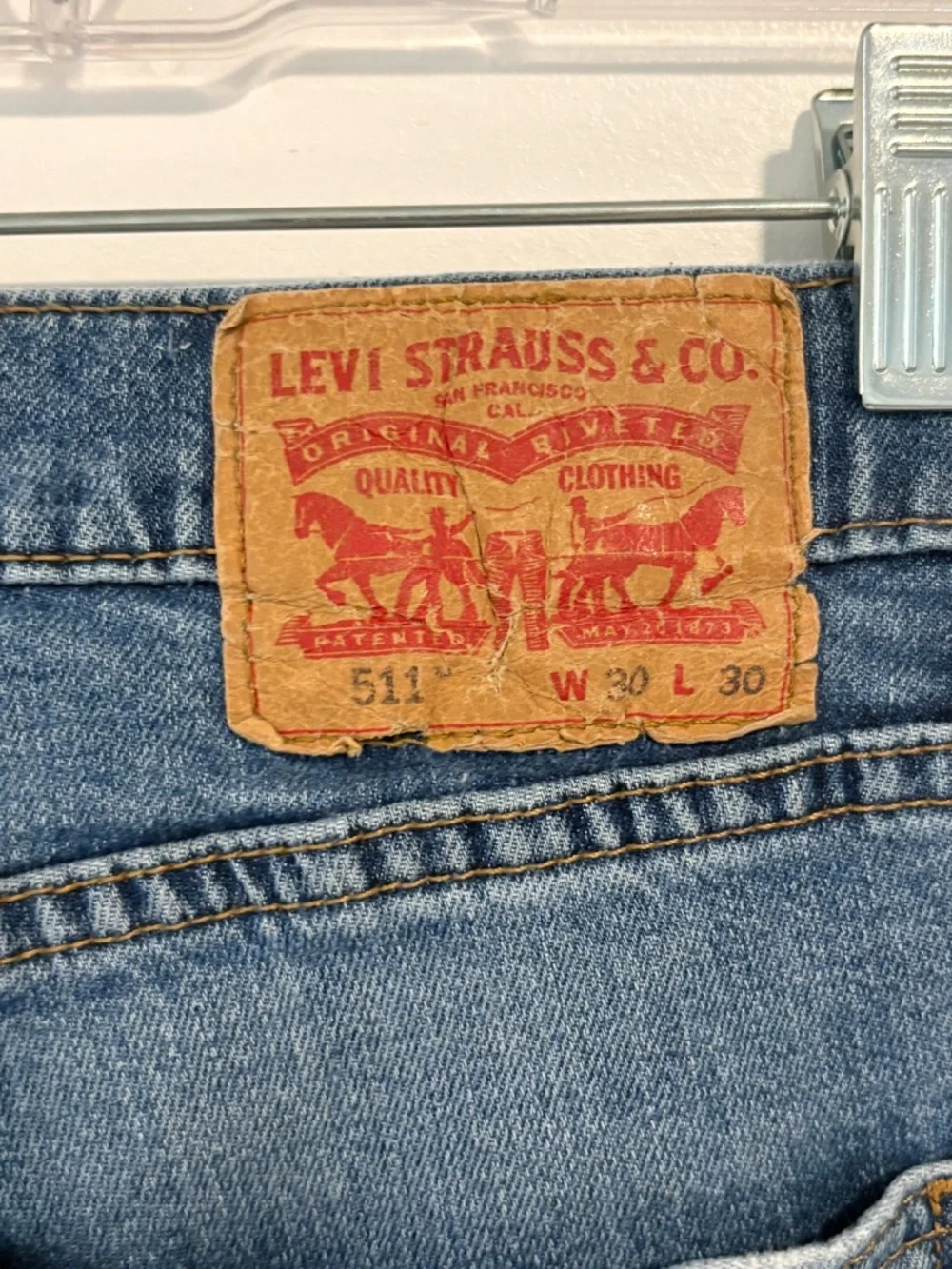 Levi’s 511 Slim Fit Jeans Light Medium Wash W30 L30